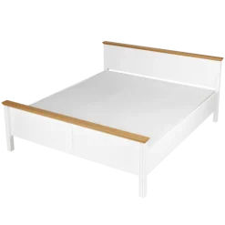 Lit 160 x 200 cm Maluno blanc