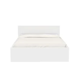Lit 140 x 190 cm Mosaik blanc ( sur commande )