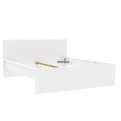 Lit 140 x 190 cm Mosaik blanc ( sur commande )