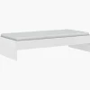 Lit 90 x200 cm Tidy blanc mat