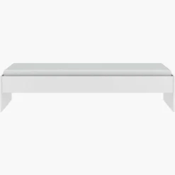 Lit 90 x200 cm Tidy blanc mat