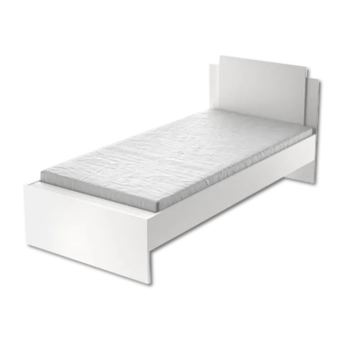 Lit 90x190/200 Life blanc