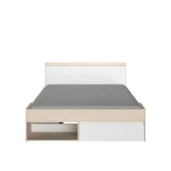 Lit 160x200 Most blanc/acacia clair