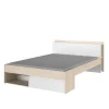 Lit 140x200 Most blanc/acacia clair