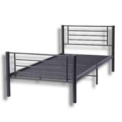 Lit 90x200 Sammy gris foncé