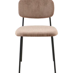 LOLA - Chaise velours beige