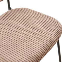 LOLA - Chaise velours beige