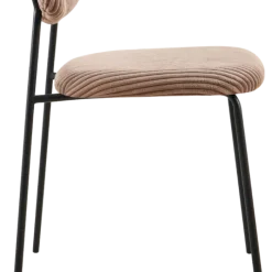 LOLA - Chaise velours beige