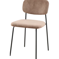 LOLA - Chaise velours beige
