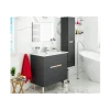 Lotto - salle de bain - meuble + vasque + miroir + colonne
