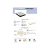 Matelas 140x190 Black Night mousse haute résilience