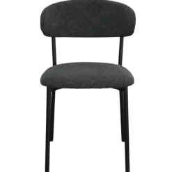 Maxima Chaise bouclé anthracite