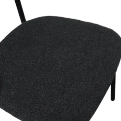 Maxima Chaise bouclé anthracite