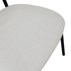 Maxima chaise bouclé blanc