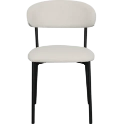 Maxima chaise bouclé blanc