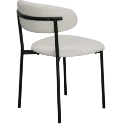 Maxima chaise bouclé blanc