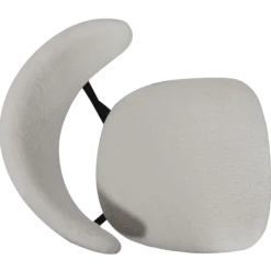 Maxima chaise bouclé blanc