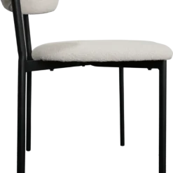 Maxima chaise bouclé blanc