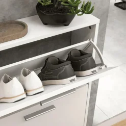 Meuble à chaussures 6 abattants SAM Blanc