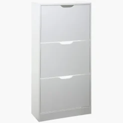 Meuble à chaussures 3 tiroirs Blanc - 160392 C