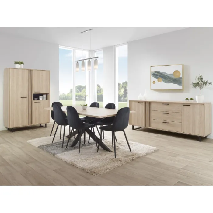 Meuble de rangement BK - Chêne sable Faro