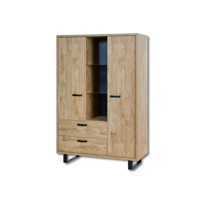 Meuble de rangement Como golden oak
