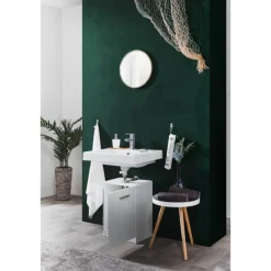 Meuble sous lavabo Solo blanc