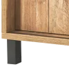 Meuble TV7 Alcatraz bois de teck orange/noir mat