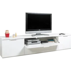 Meuble tv avec 2 portes et 2rabats Mundi
