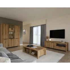 Meuble tv chêne Bordo