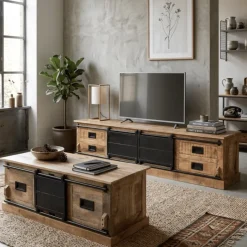 Meuble tv 200 cm - Barn 104