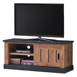 Meuble TV Etienne oak/noir