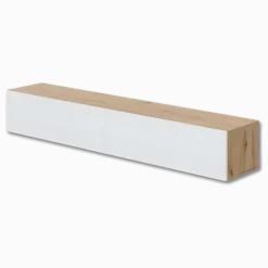 Meuble TV Kaway chêne artisan/blanc