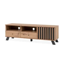 Meuble Tv Medan chêne artisan/anthracite