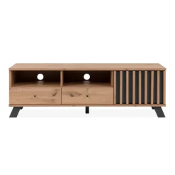 Meuble Tv Medan chêne artisan/anthracite