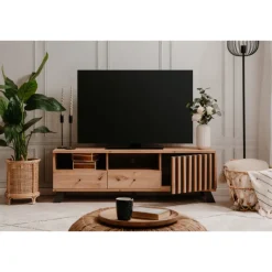 Meuble Tv Medan chêne artisan/anthracite