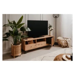 Meuble Tv Medan chêne artisan/anthracite