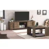 Meuble TV Monaco ch.saloon/noir