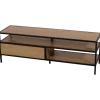 Meuble TV Stand melamine/noir
