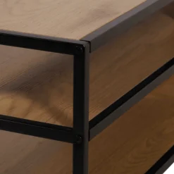 Meuble TV Stand melamine/noir