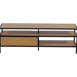 Meuble TV Stand melamine/noir