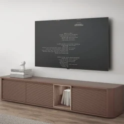 Meuble tv à supendre ou à poser Breathtaker terracotta