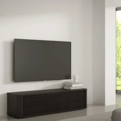Meuble tv à suspendre ou à poser Breathtaker Noir