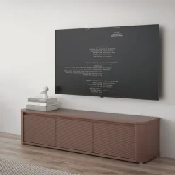 Meuble tv à suspendre ou à poser Breathtaker Terracotta