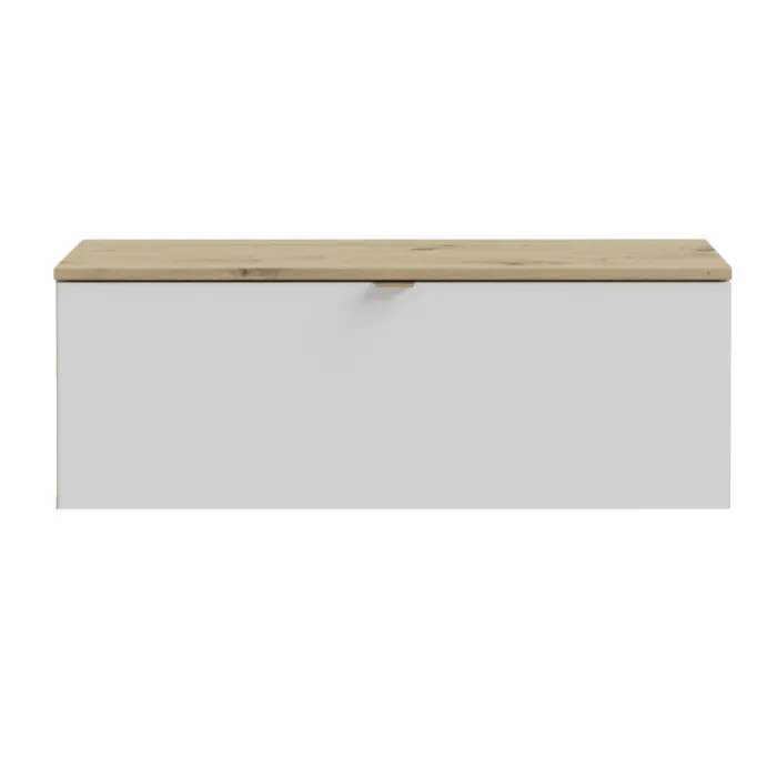 Meuble tv suspendu 100 cm Libertad Artisan / blanc