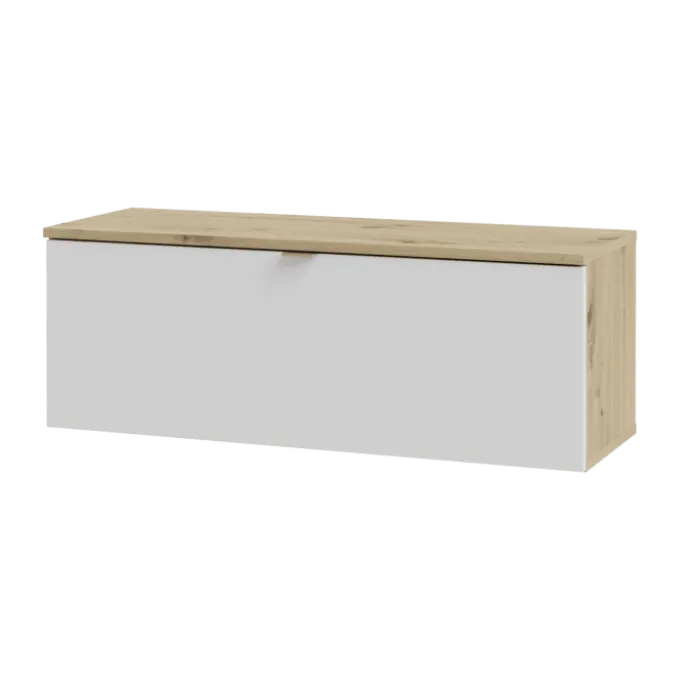 Meuble tv suspendu 100 cm Libertad Artisan / blanc