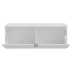 Meuble tv suspendu 100 cm Libertad blanc brillant