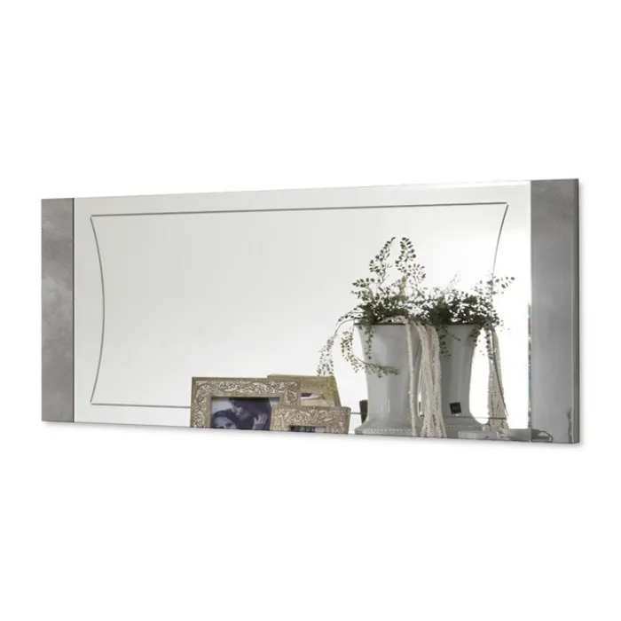 Miroir Hilton gris clair