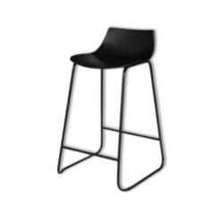 OTAC - Tabouret de bar noir