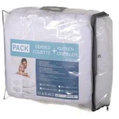 Pack couette 140 x 200 cm + 1 Oreiller polyester